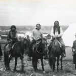Iowa Indians Visiting Guthrie