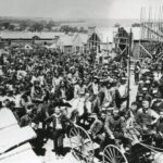 Iowa Indians Visiting Guthrie1889