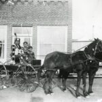 Indian Family in a Buckboard, Guthrie, I.T. 1889