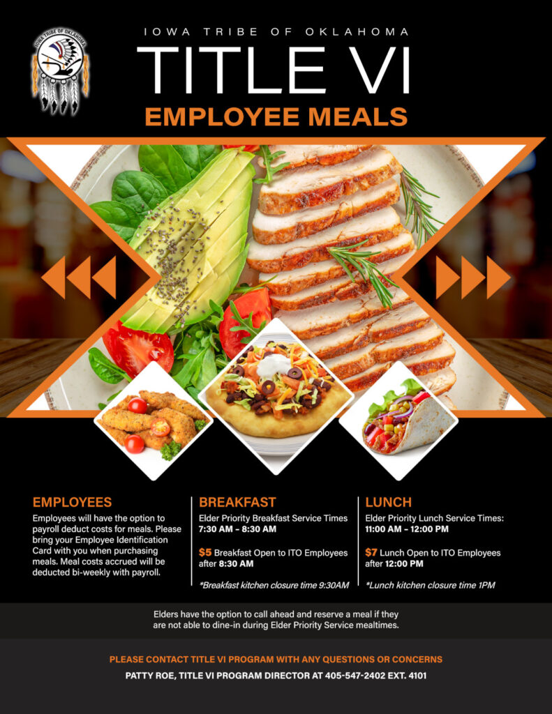 Title VI Employee Meals Flyer