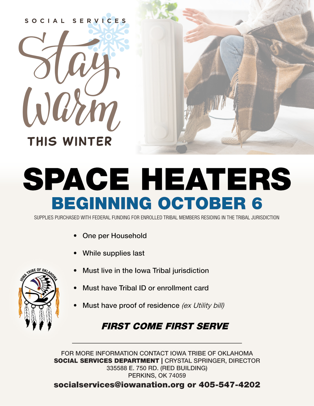 Space Heaters 2025 Flyer