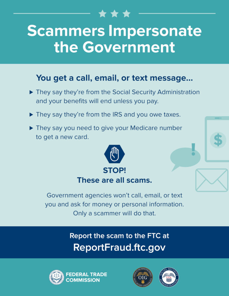 Scammers Impersonate the Government Flyer