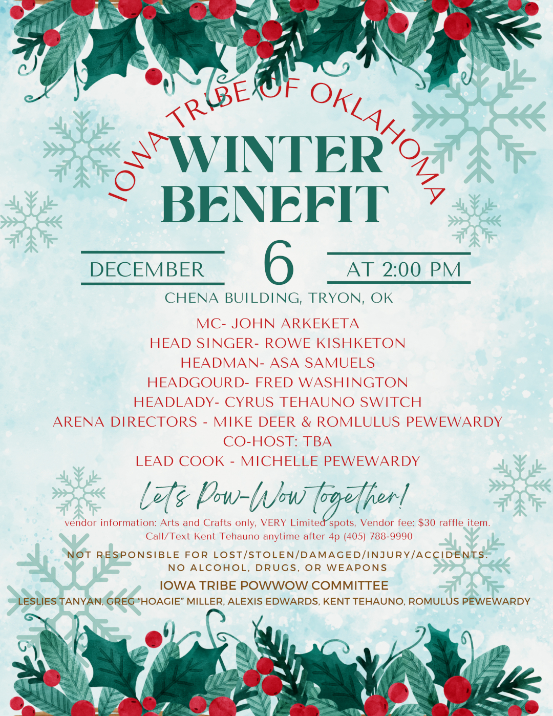 2025 Winter Benefit Flyer
