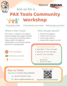 PAX Tools Community Workshop Flyer