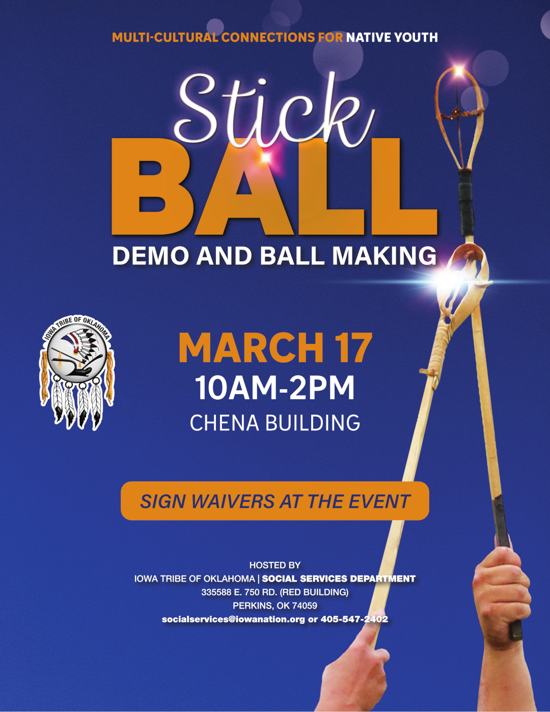 Multi Cultural Stick Ball Flyer 2026