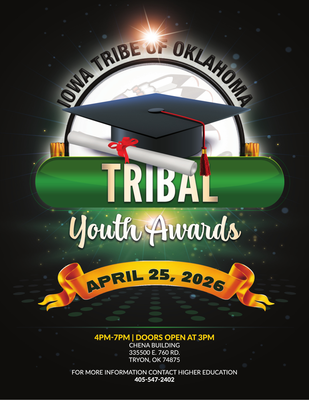 Tribal Youth Awards 2026 Flyer