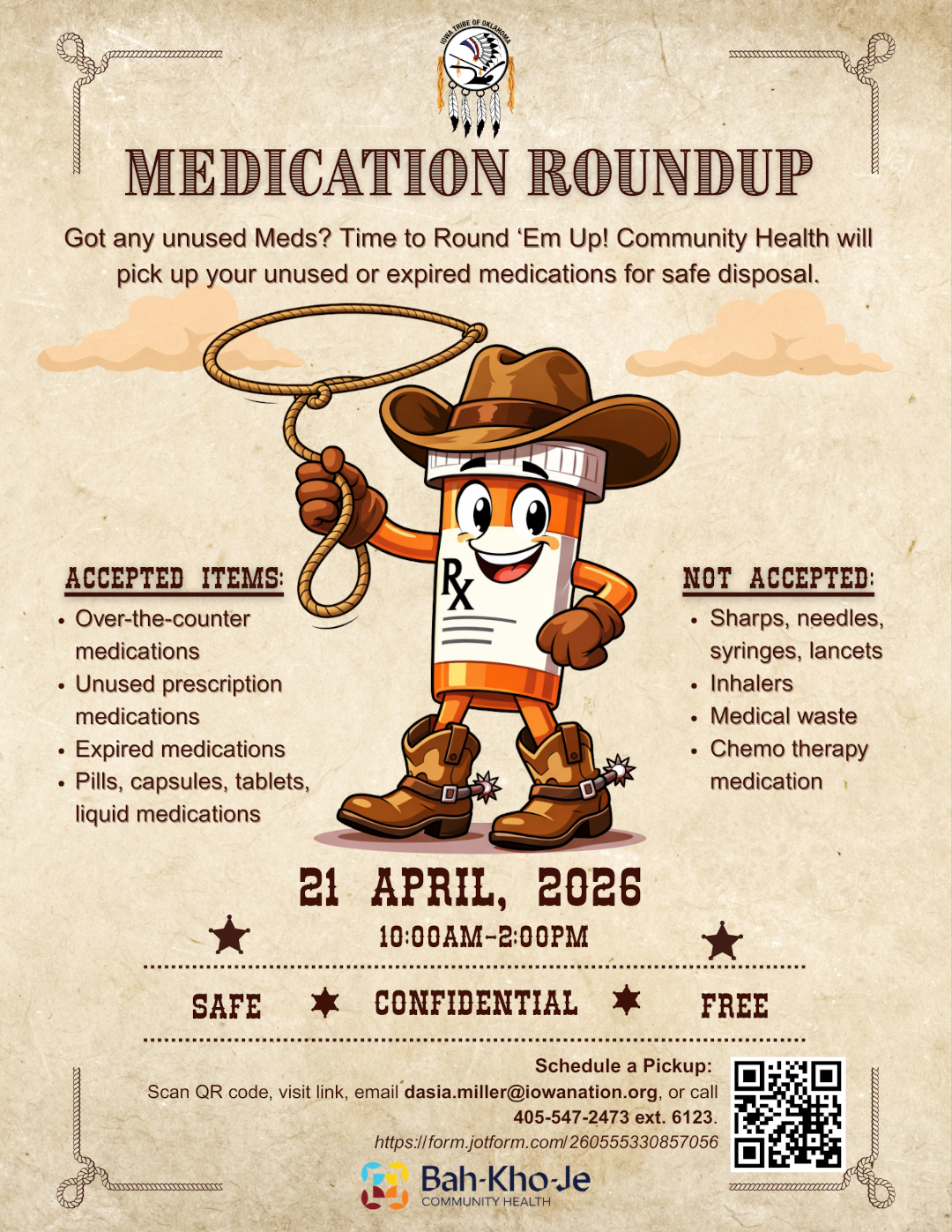 Medication Roundup Flyer
