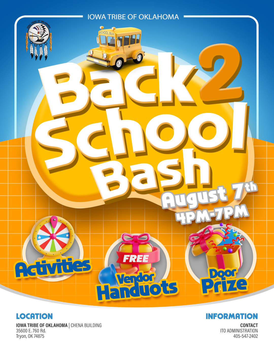Back to School Bash Flyer