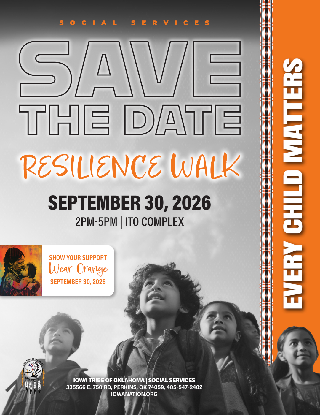 Every Child Matters Walk 2026 Flyer